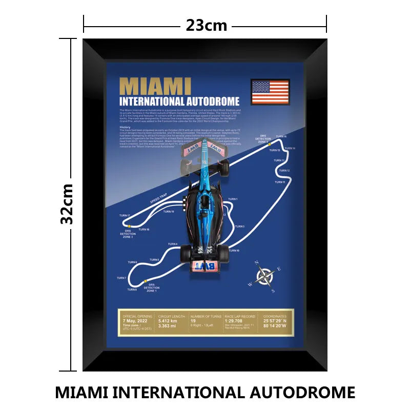 SpeedArt F1 Frame - With BWT Alpine A523 Car