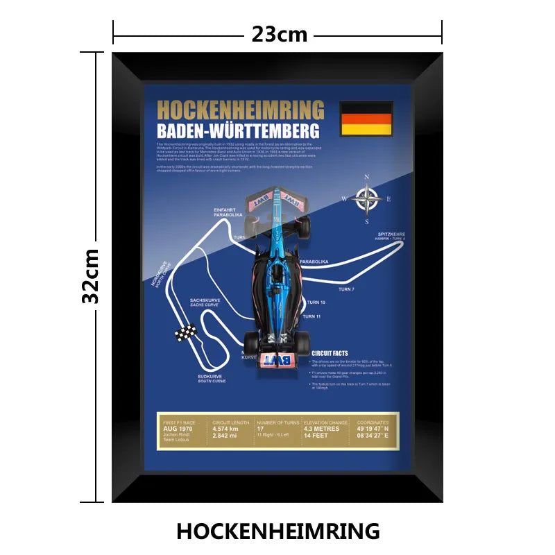 SpeedArt F1 Frame - With BWT Alpine A523 Car