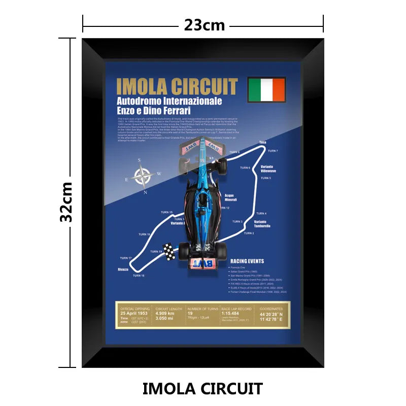 SpeedArt F1 Frame - With BWT Alpine A523 Car