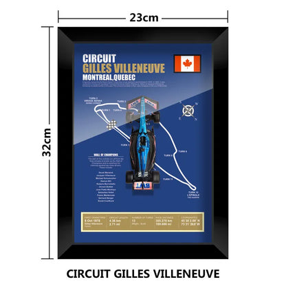 SpeedArt F1 Frame - With BWT Alpine A523 Car