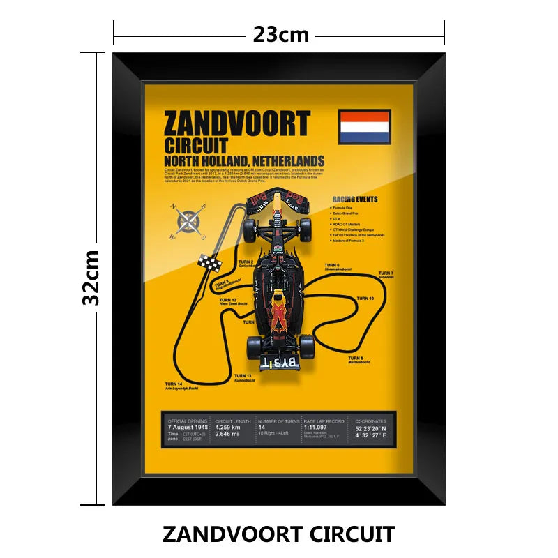 SpeedArt F1 Frame - With Verstappens RB19 Car