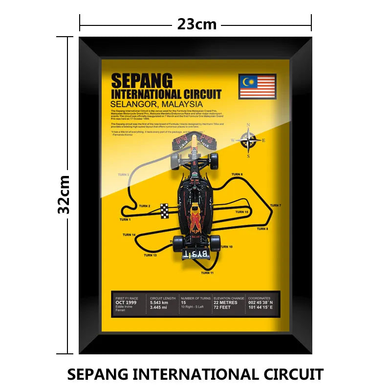 SpeedArt F1 Frame - With Verstappens RB19 Car