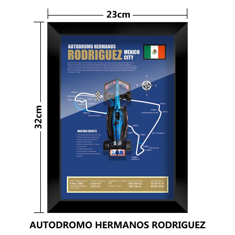 SpeedArt F1 Frame - With BWT Alpine A523 Car