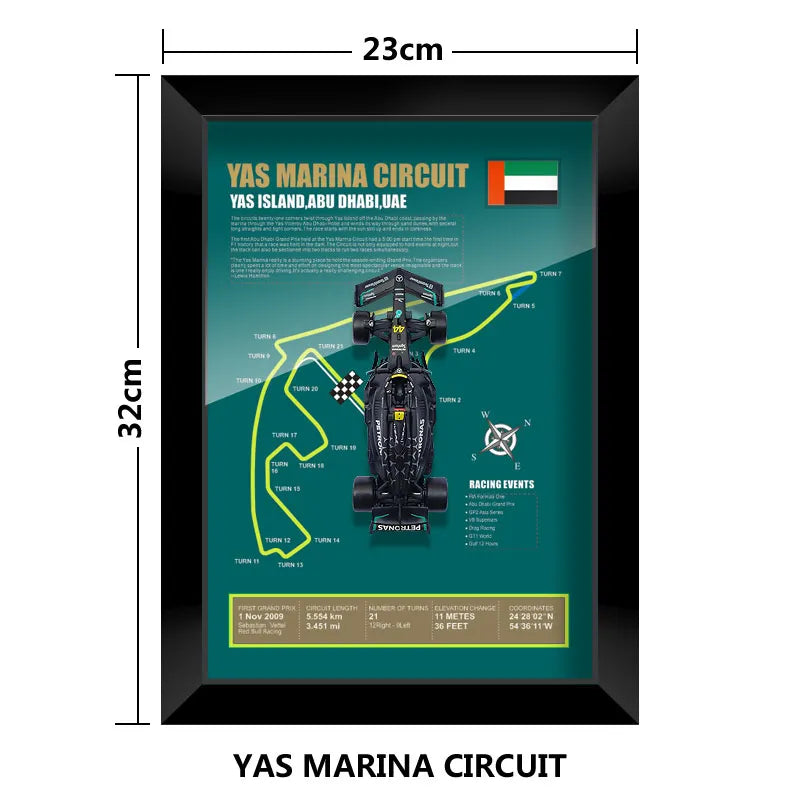 SpeedArt F1 Frame - With Hamiltons W14E Car