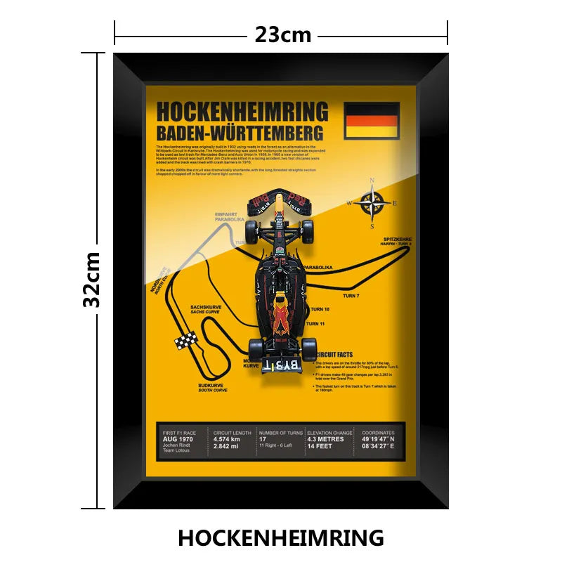 SpeedArt F1 Frame - With Verstappens RB19 Car