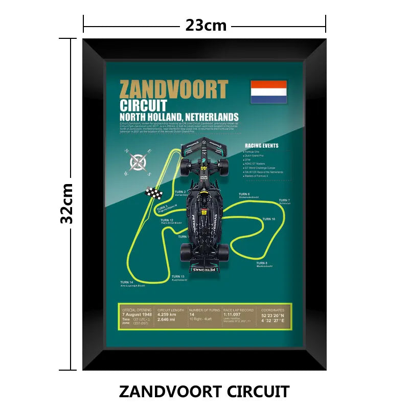 SpeedArt F1 Frame - With Hamiltons W14E Car