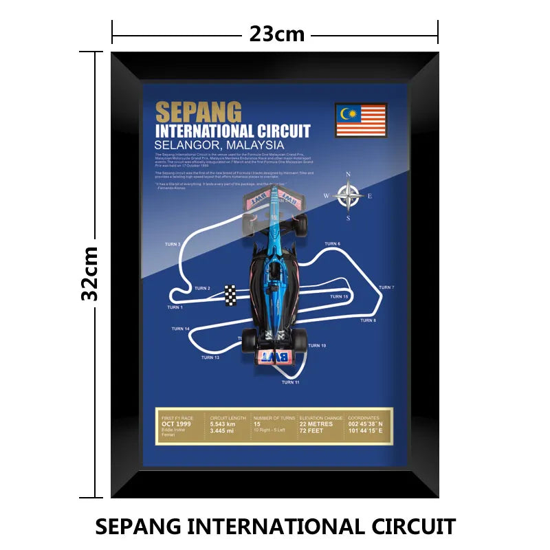 SpeedArt F1 Frame - With BWT Alpine A523 Car