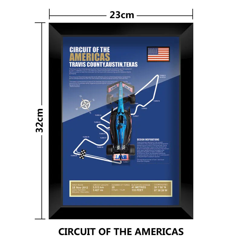 SpeedArt F1 Frame - With BWT Alpine A523 Car